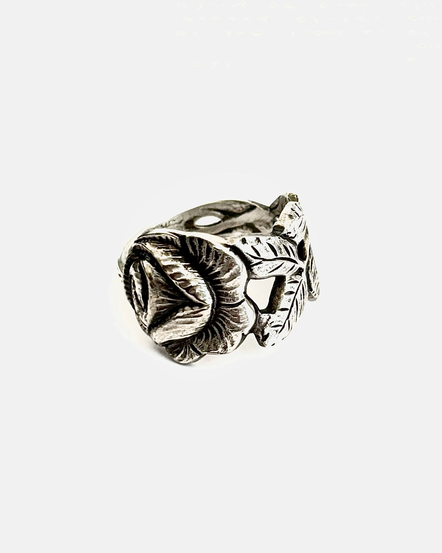 chrome rose rings